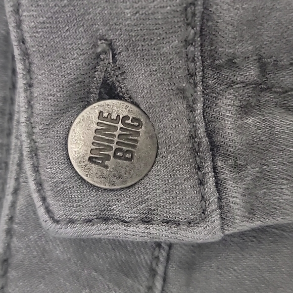 Anine Bing grey jean shorts - Picture 2 of 5